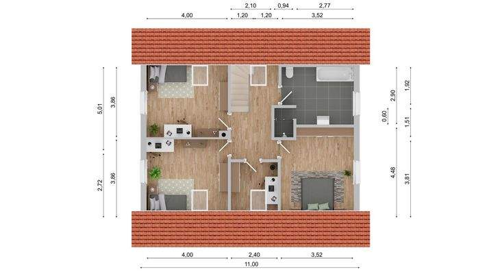 Grundriss Dachgeschoss