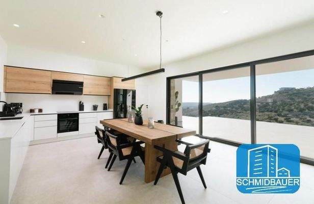 Kreta, Kamilari: Luxusvilla mit herrlicher Aussicht in traumhafter Lage zu verkaufen