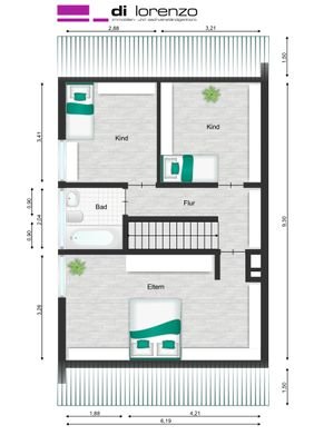 #859 Grundriss Dachgeschoss