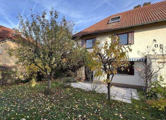 Rückansicht des Hauses