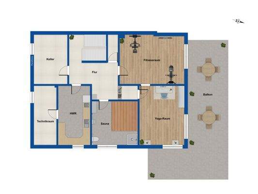 Grundriss Untergeschoss