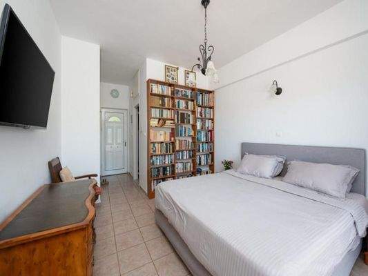 Kreta, Elounda: Villa mit Pool und atemberaubendem Meerblick auf die Bucht zu verkaufen