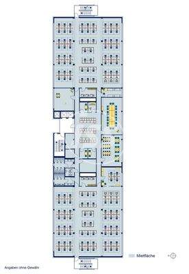 Möblierungsvariante 2. Obergeschoss