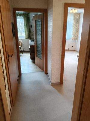 Blick vom Bad Richtung Küche