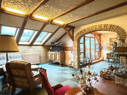 Kaminzimmer offener Bereich OG