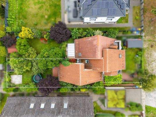 Grundstück Vogelperspektive