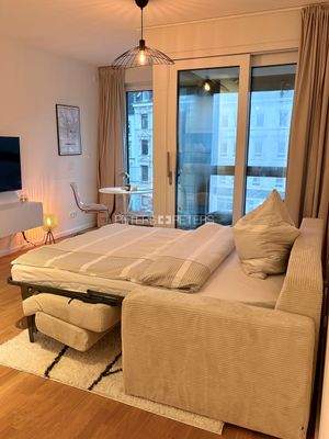 Wohnbereich mit Schlafsofa