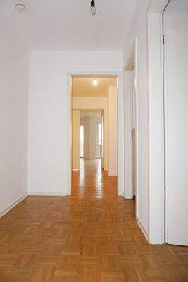 Flur bei den Schlafzimmern