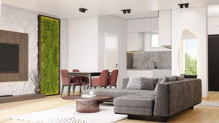 Wohnbeispiel Wohnzimmer