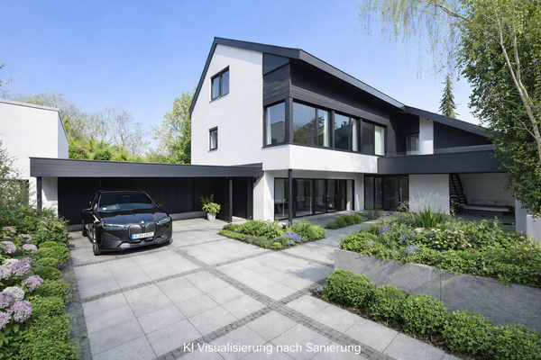 unverbindlicher Sanierungsvorschlag KI visualisiert