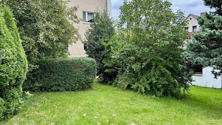 Gartenanteil hinter dem Haus