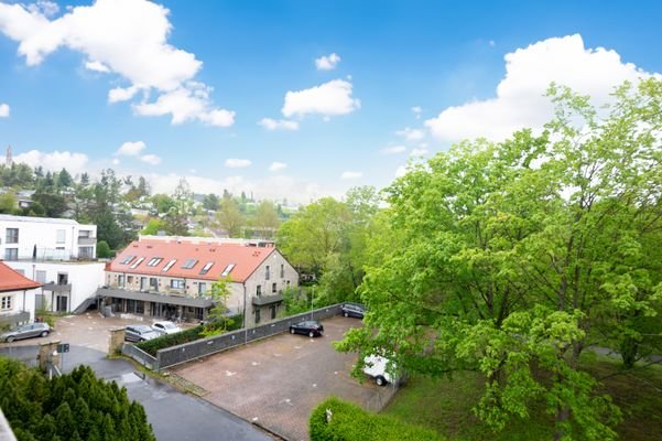 Ausblick Balkon