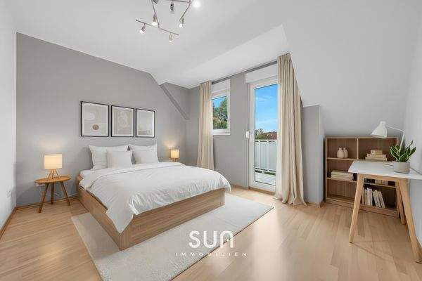 SCHLAFZIMMER MIT BALKON