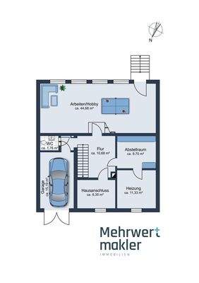Grundriss Kellergeschoss