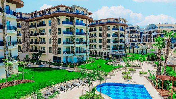 Chic Apartments in a Hotel-Like Complex in Oba Alanya