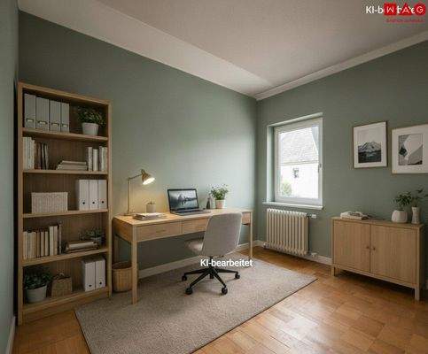 Möblierungsvorschlag Arbeitsraum KI generiert