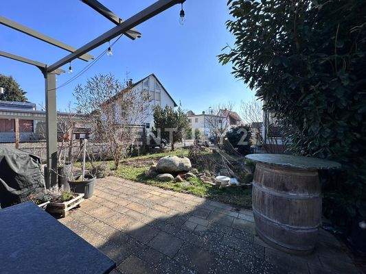 Gartenbereich in Südausrichtung