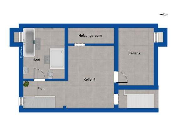 Grundriss Kellergeschoss