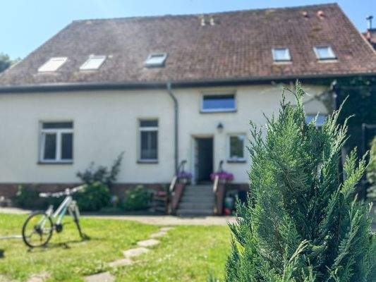 Die Rückansicht des Hauses