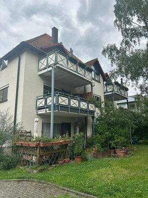 Balkonseite Haus