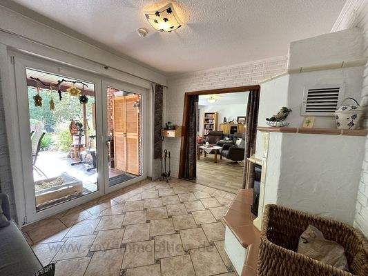 ...und Austritt auf die Terrasse...