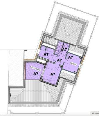 Grundriss 2. Dachgeschoss Haus A