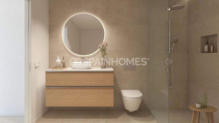 Flats in Elviria, Marbella with Rooftop Pools and Solariums