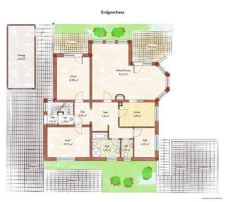 Grundriss Erdgeschoss
