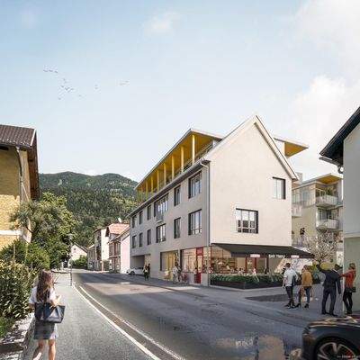 Blick Straßenseitig nach Norden