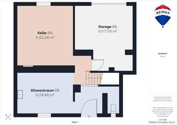 Grundriss Untergeschoss