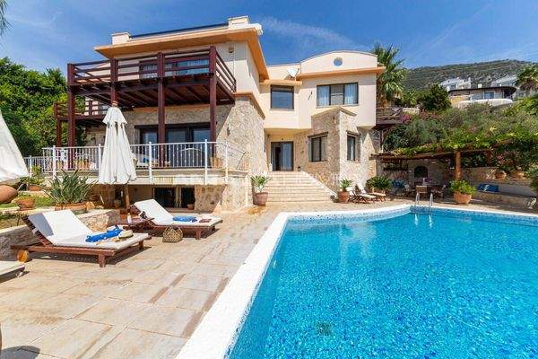 Sea View 5-Bedroom Villa with Private Pool in Kas Kalkan