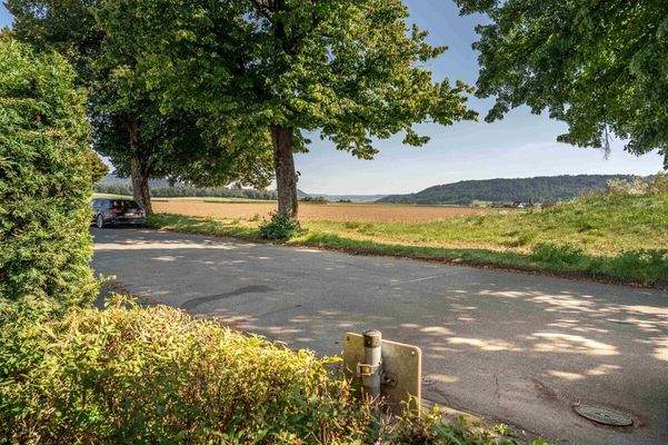 Ausblick vom Grundstück