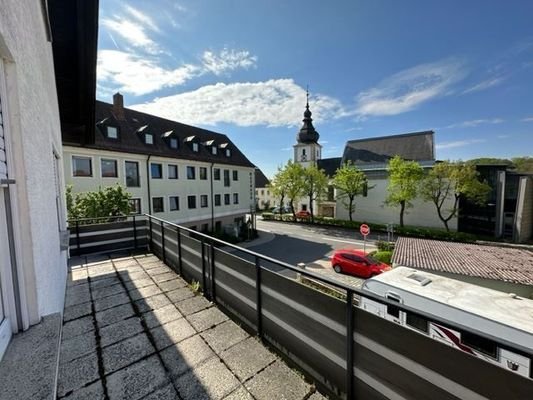 Aussicht vom Balkon