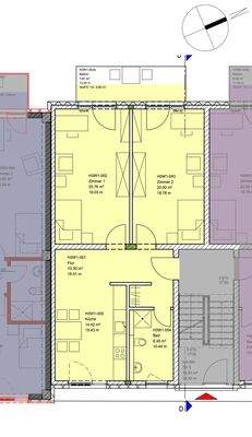 Erdgeschoss links. Wohnung 1