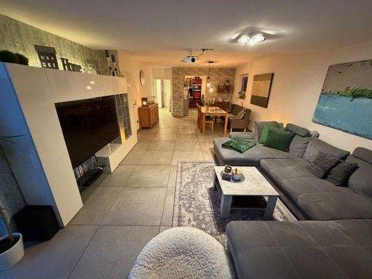 Blick in das Wohnzimmer