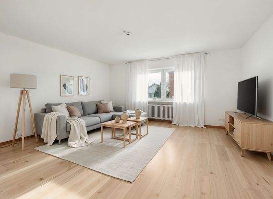 EG. Links Wohnzimmer - Wohnbeispiel