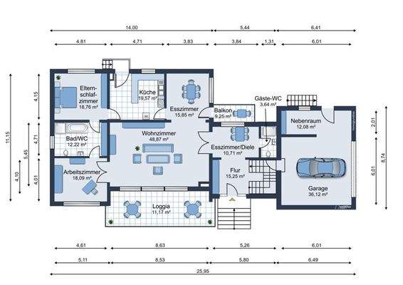 Grundriss Erdgeschoss