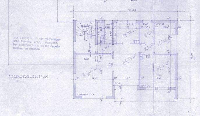 Grundriss Obergeschoss