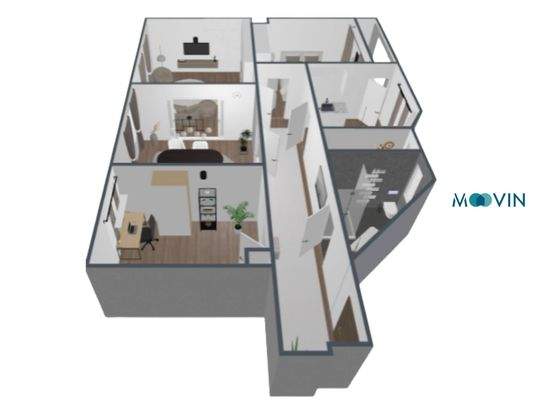 3D-Ansicht Grundriss