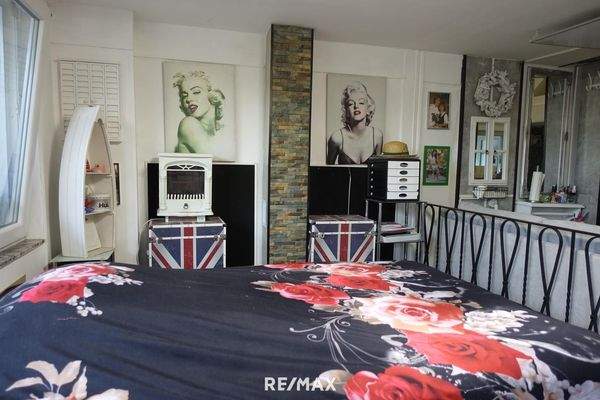 Schlafbereich kleine Wohnung