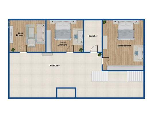 Grundriss DG Hinterhaus