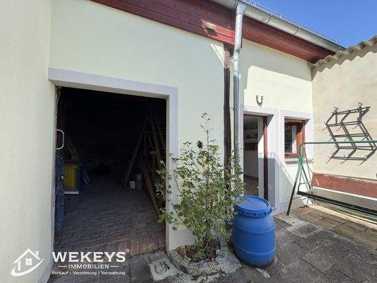 Zugang zur Scheune und zum Partyraum