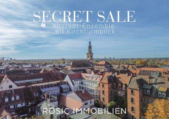 Stadthaus-Ensemble mit Kirchturmblick