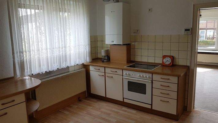 Küche mit Gas-Etagenheizung