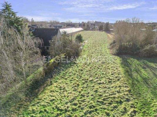 Drohnenaufnahme des Grundstücks