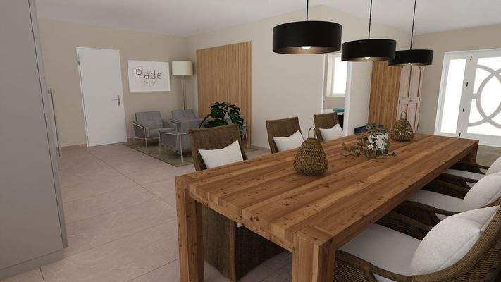 Visualisierung Diele/ Weinbereich