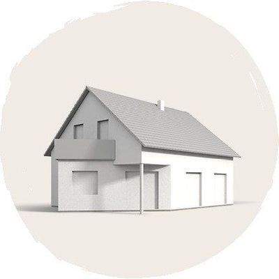 Home 7 Variante Satteldach und Eckterrasse 