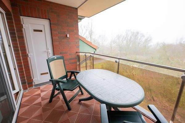 Balkon mit Abstellraum