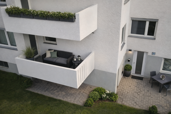 Balkon (nach Sanierung visualisiert)