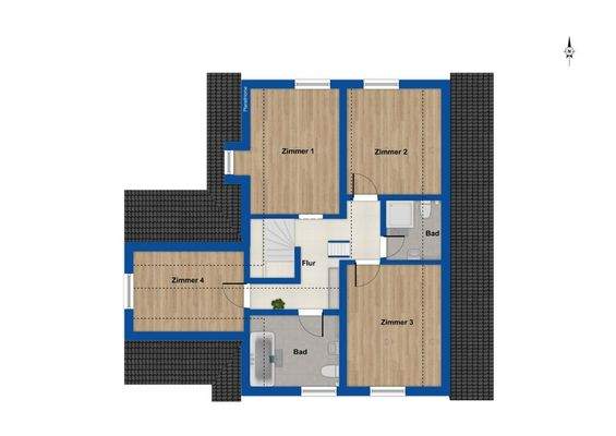 Grundriss Dachgeschoss